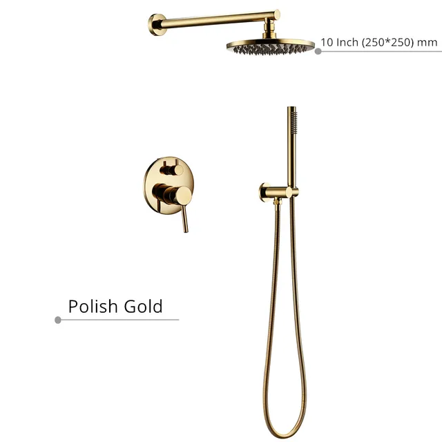 10 Inch Polish Gold