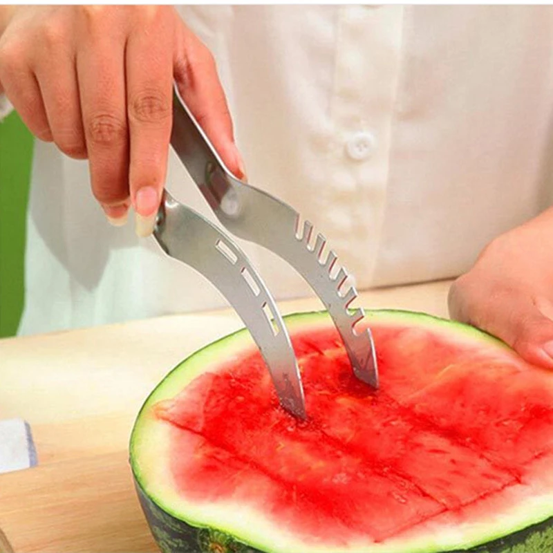 

High Duty Stainless Steel Watermelon Slicer Melon Cutter Knife Corer Fruit Vegetable Tools Smart Kitchen Gadgets Nutcracker