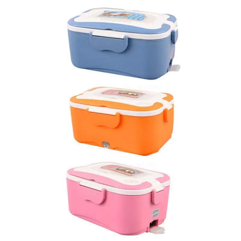 

12V/24V Electric Car Heat Insulation Thermo Lunch Box Charging Hot Rice Cooker Multi Functional Plug Plastic Box for Truck Car