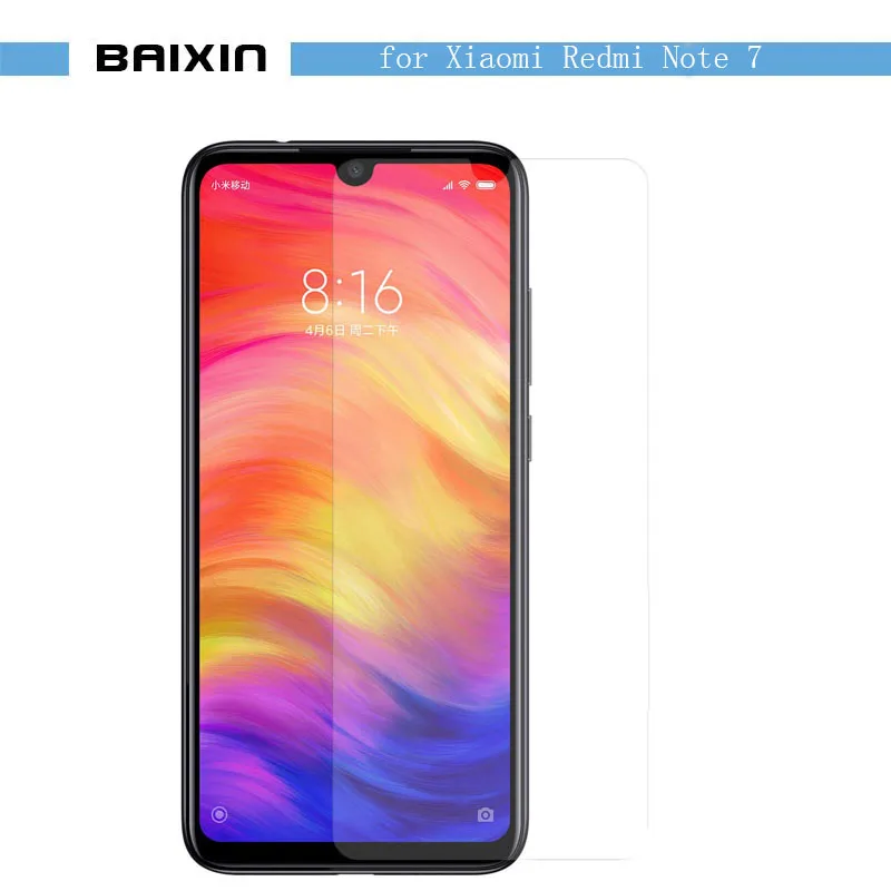 

9H Tempered Glass Screen Protector Film Guard Protection For Xiaomi Redmi Note 7 6.3" Protection Glass on Redmi Note 7 Pro