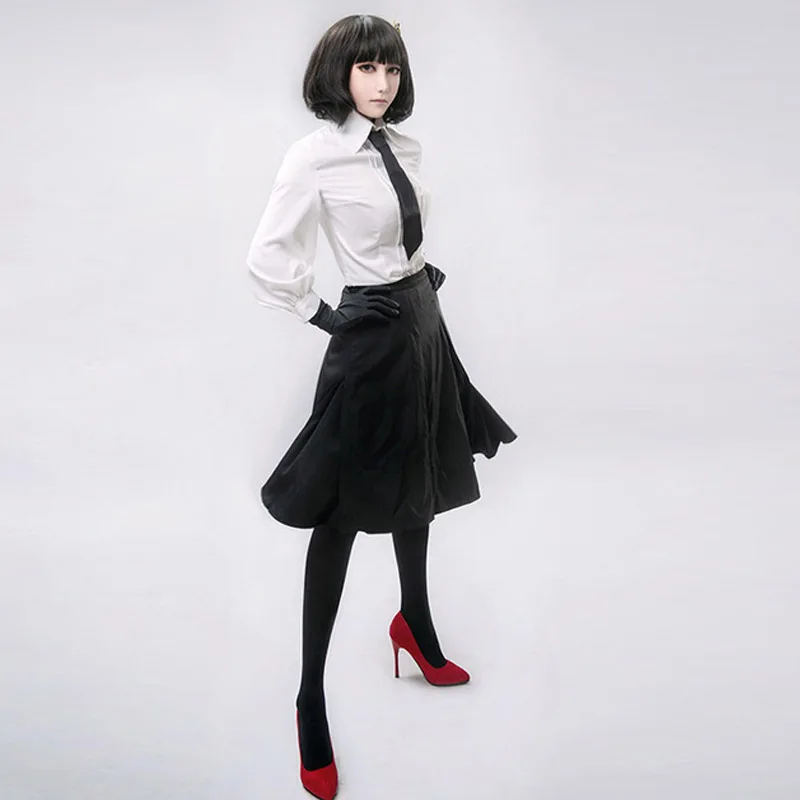 Cosroad аниме Bungo Stray Dogs Akiko Yosano костюмы для косплея школьная форма костюм Хэллоуина| |