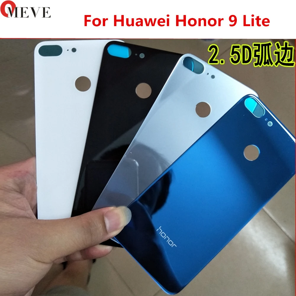 Задняя стеклянная крышка батарейного отсека для Huawei Honor 9 задняя корпуса панель