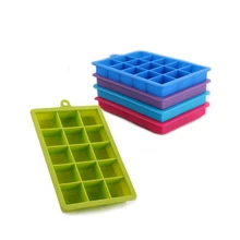 15 Сетка квадратной формы пищевого класса силиконовая форма для льда лоток DIY Плесень Новое поступление 19,6*12,6*2,7 см