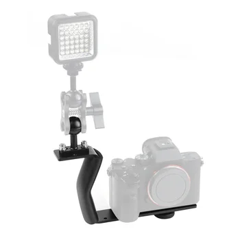 

Diving Z Type Handle Mount with Base Adapter Lightweight SLR Sports Camera Single Handle Ball Support Extension Z Shape Bracket