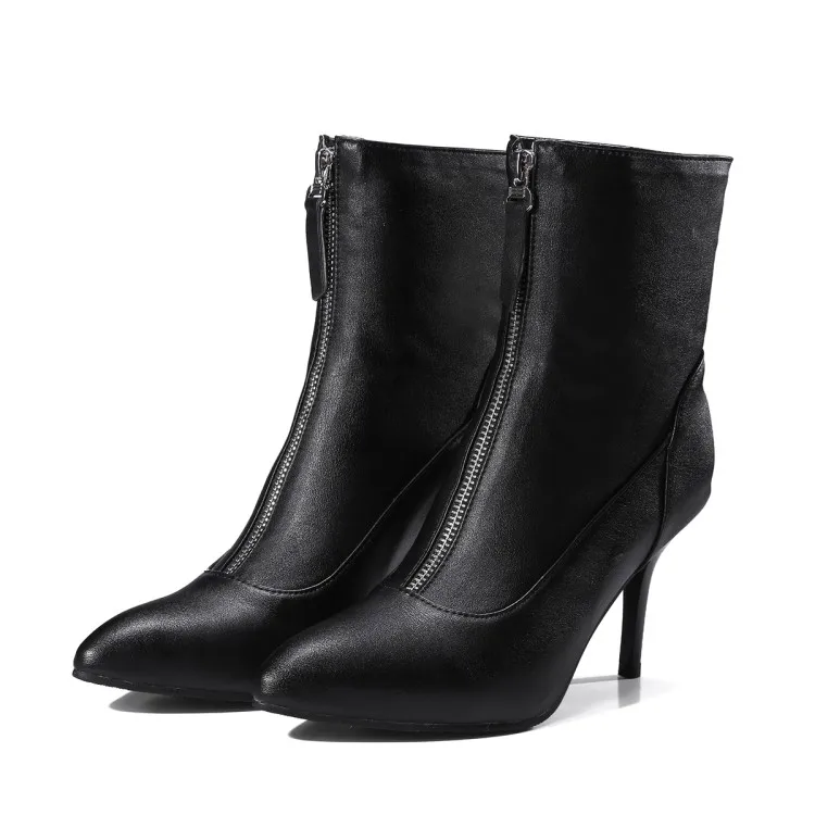 high heel women ankle boots
