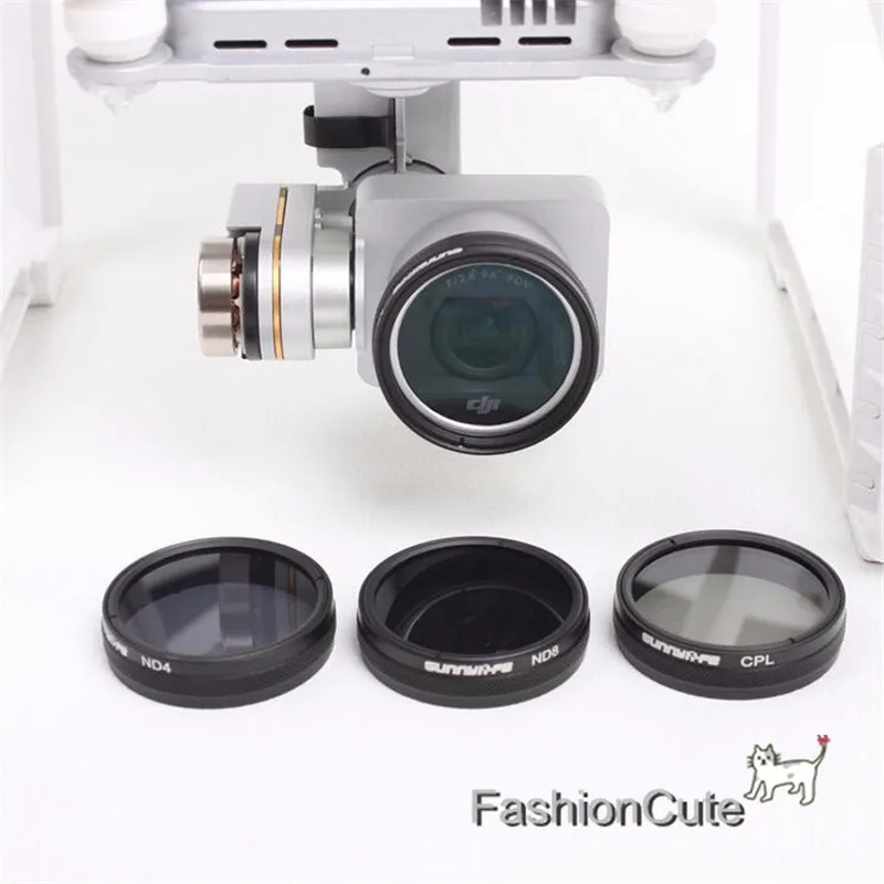 DJI Phantom 3/4 ND4 /ND8 / MCUV / CPL Lens Filter for DJI Phantom 3/4 Professional Advanced Standard Camera RC Drone Accessories