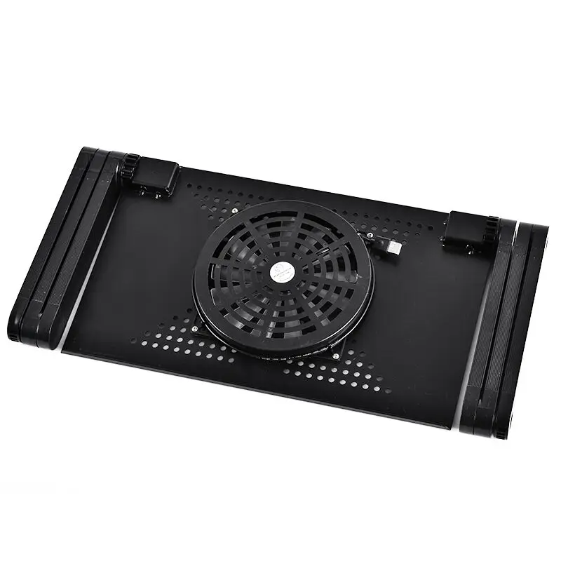 Aluminum Alloy Laptop Table Adjustable Portable Folding Computer Desk Students Dormitory Laptop Table With Big Cooling Fan Aluminum Alloy Laptop Table Adjustable Portable Folding Computer Desk Students Dormitory Laptop Table With Big Cooling Fan