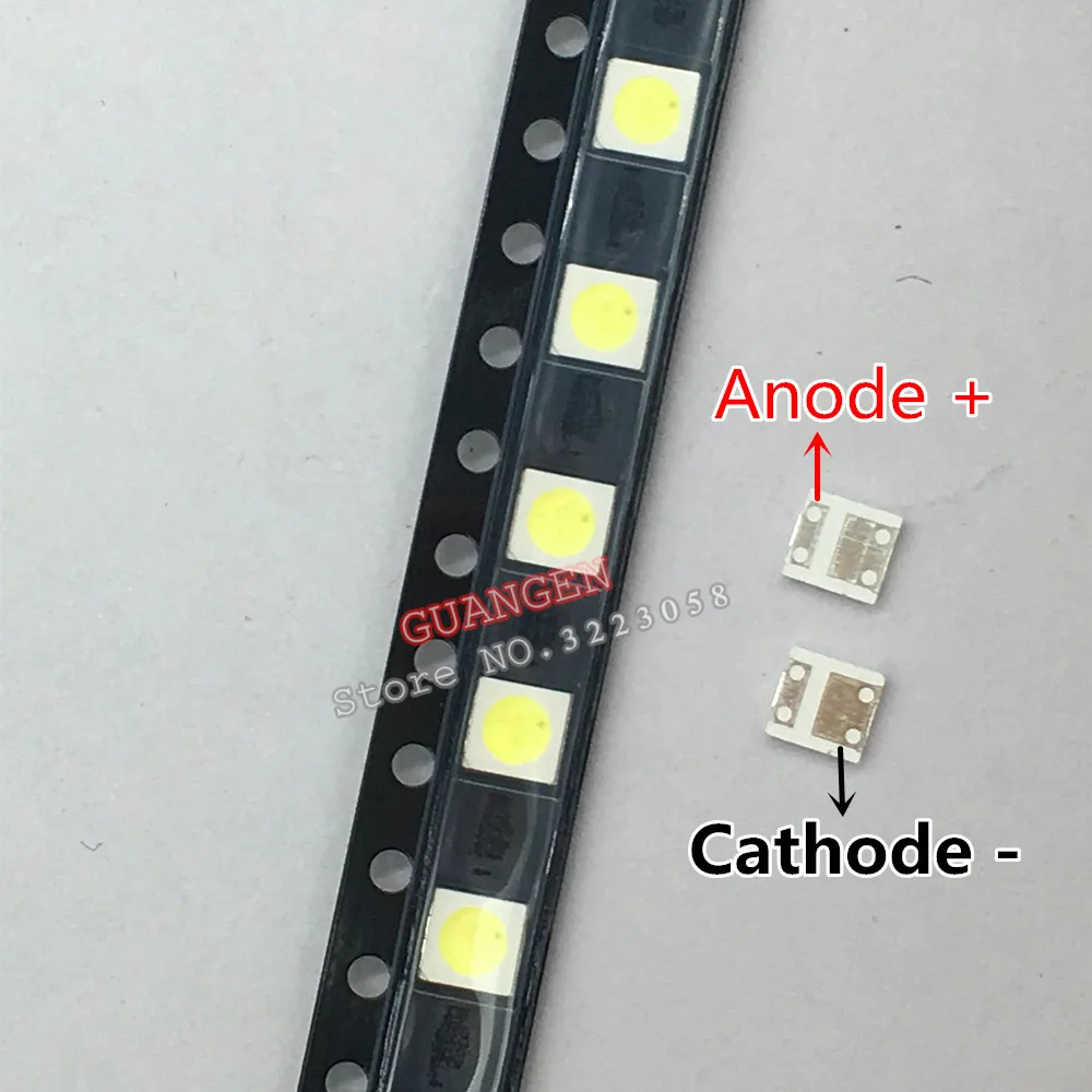 

UNI LED 100PCS Backlight High Power LED 1W 3537 3535 90LM 3v Cool white LCD Backlight for TV TV Application