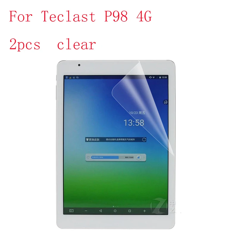 Clear New HD Anti Shatter Screen Protector Film For Teclast P98 4G protective 2pcs in 1 package | Компьютеры и офис