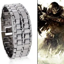 Японский Вдохновленный синий светодиодный часы Мода