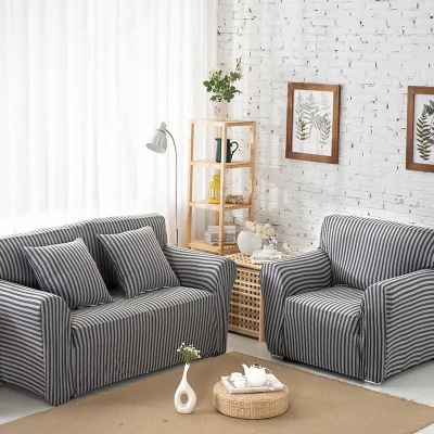 Вязаный хлопковый универсальный чехол для дивана, полностью кожаный чехол для дивана, все включено, ультра эластичный чехол для дивана - Цвет: SC002