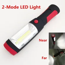 2 Modes Red Portable Lantern Emergency LED COB Camping Lantern Waterproof Hand Flash Light Mini Torch Hanging Lamp With Magnets