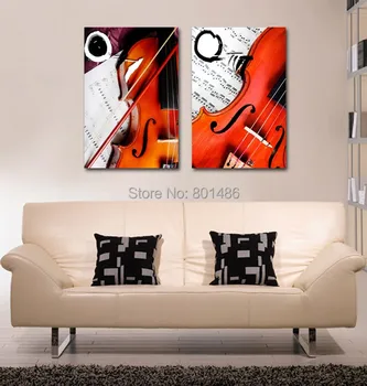 

Guitar In Red Looks Beautiful Wall Art Painting The Picture Print On Canvas Music Pictures For Home Decor Decoration