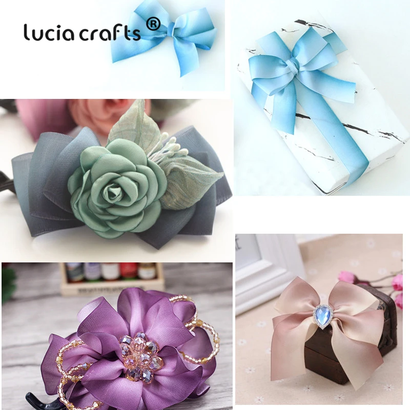 Lucia crafts 6 ярдов много вариантов печатные корсажные ленты лук Ремесло DIY Швейные материалы ручной работы аксессуары S0309