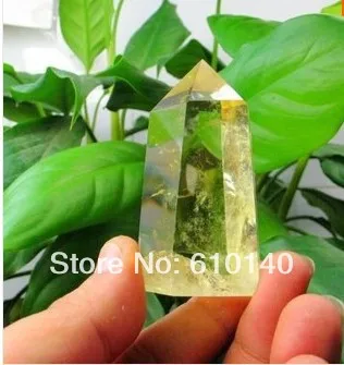 

AA++ Brazil Natural Citrine Yellow Quartz Crystal Stone Point Healing
