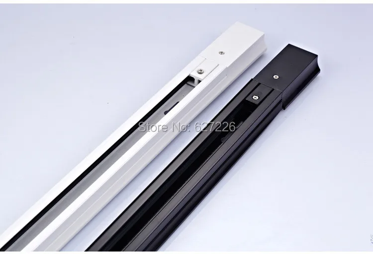 110 V 230 V tier железнодорожные пути прожекторы светодиодные прожекторы толстые алюминиевых рельсов трековые светильники высокого качества 1 M 2-провода 20 шт./лот