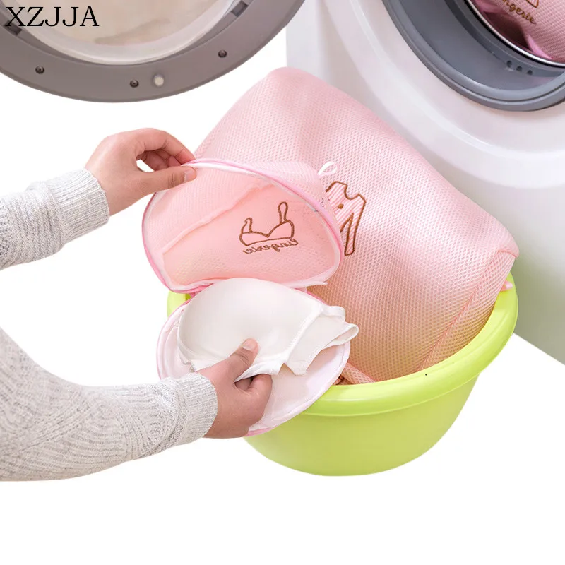 XZJJA عالية الجودة رشاقته أكياس الغسيل الملابس الداخلية الصدرية سلال شبكة كيس غسيل غسل الرعاية الحقيبة المنزلية عدد تَنْظيف XZJJA عالية الجودة رشاقته أكياس الغسيل الملابس الداخلية الصدرية سلال شبكة كيس غسيل غسل الرعاية الحقيبة المنزلية عدد تَنْظيف