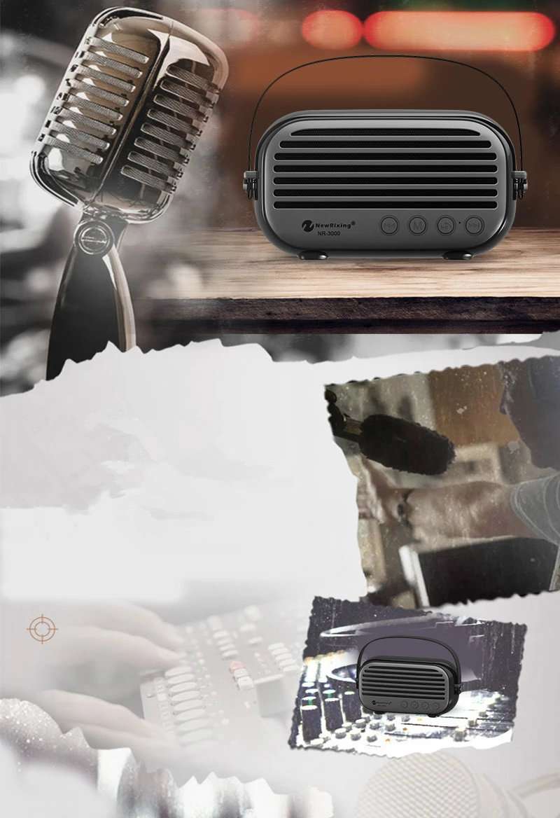 Открытый водонепроницаемый Bluetooth динамик HD звук портативный стерео Поддержка TF USB AUV FM радио с микрофоном громкой связи для внутреннего и наружного