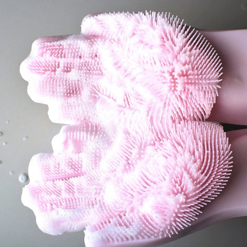 Cleaning Gloves with Brush