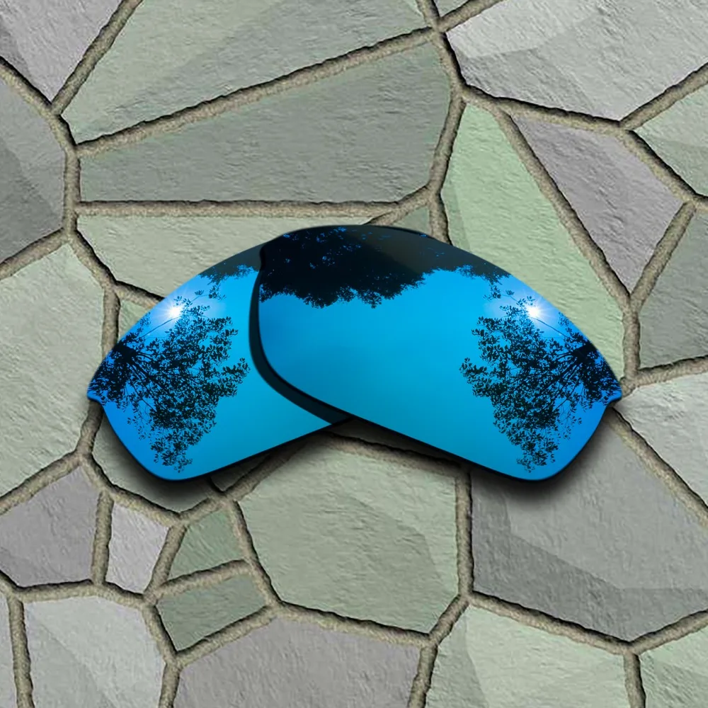 Sky Blue&Violet Blue Sunglasses Polarized Replacement Lenses for Oakley Flak Jacket