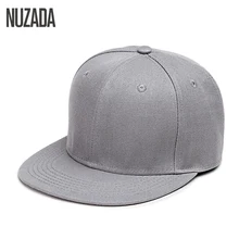 Brand NUZADA Hip Hop Hats Men Women Baseball Caps Snapback Solid Colors Cotton Bone European Style Classic Fashion Trend