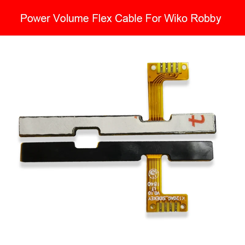 Кнопка регулировки громкости и мощности гибкий кабель для Wiko robby регулятор громкости и питания боковой ключ гибкий ленточный запасные части