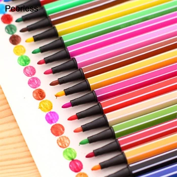 

Peerless Water Color Pen 12/18/24/36 Colors Marker Highlighter Pen