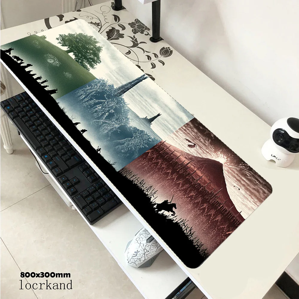  lord of the rings mats 800x300mm Aestheticism gaming mouse pad keyboard mousepad Indie Pop notebook