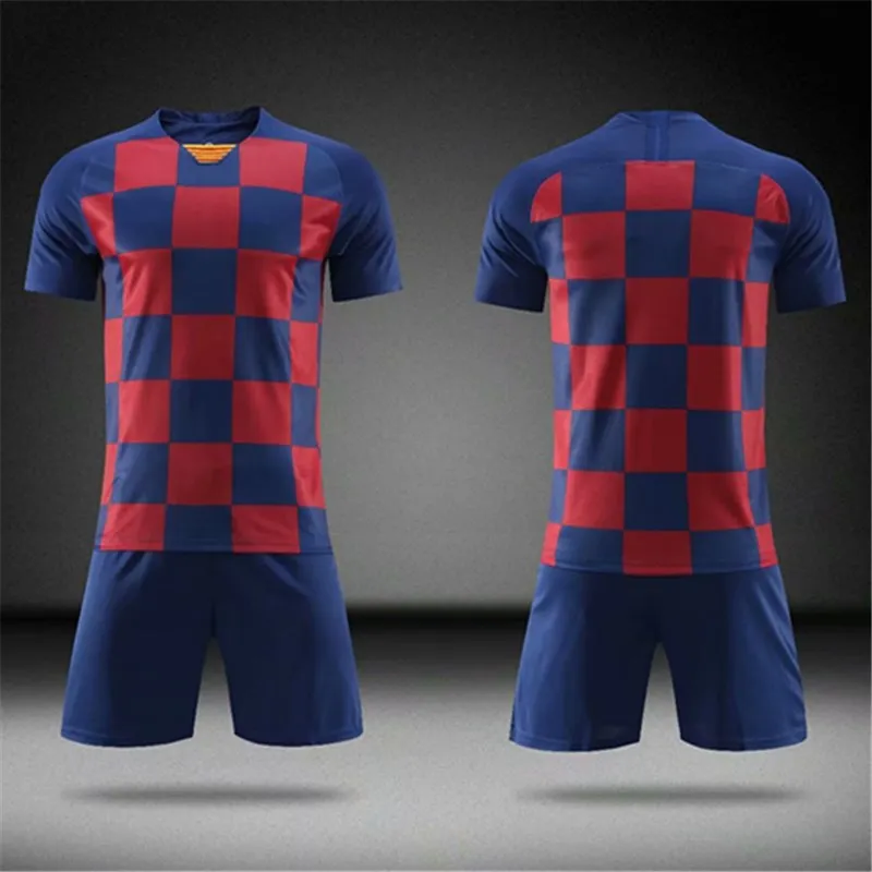 

2019 - 2020 Blank Football jerseys Adults & children tracksuit Soccer Training Suit Soccer Jersey & shorts Sportswear Customized