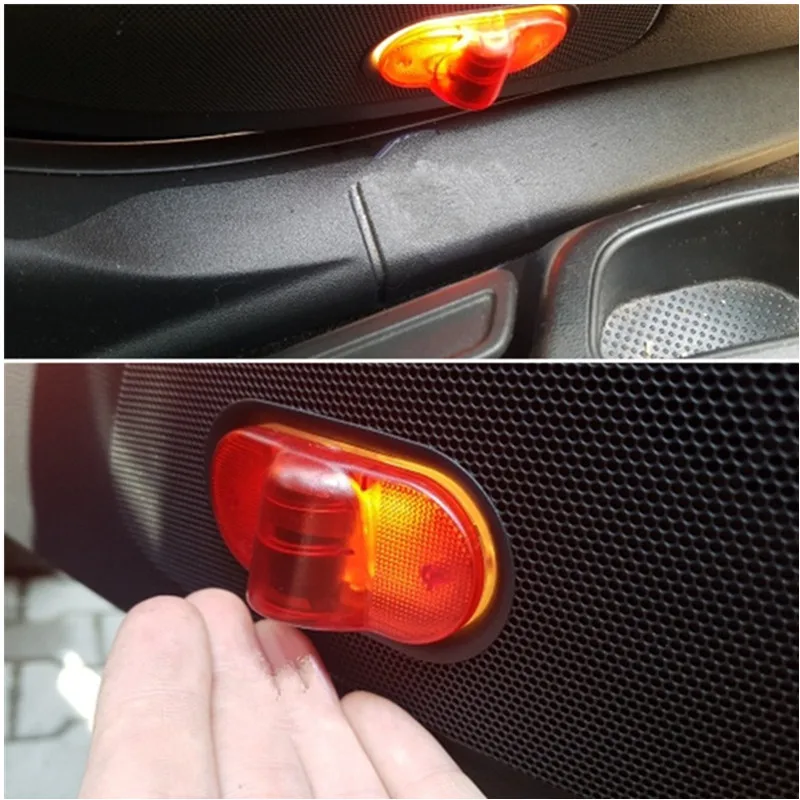 

2x LED Car Door Logo Light 3D Ghost Shadow Welcome Lamp Logo Laser Projector Lights For Skoda Octavia 2004 2005 2006 2007 2008