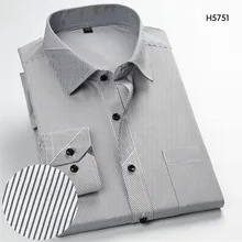 Плед работы деловая модельная одежда рубашки серый Для мужчин; рубашка с длинными рукавами Бизнес Повседневное рубашка в полоску работы Для мужчин Бизнес свадьба рубашки