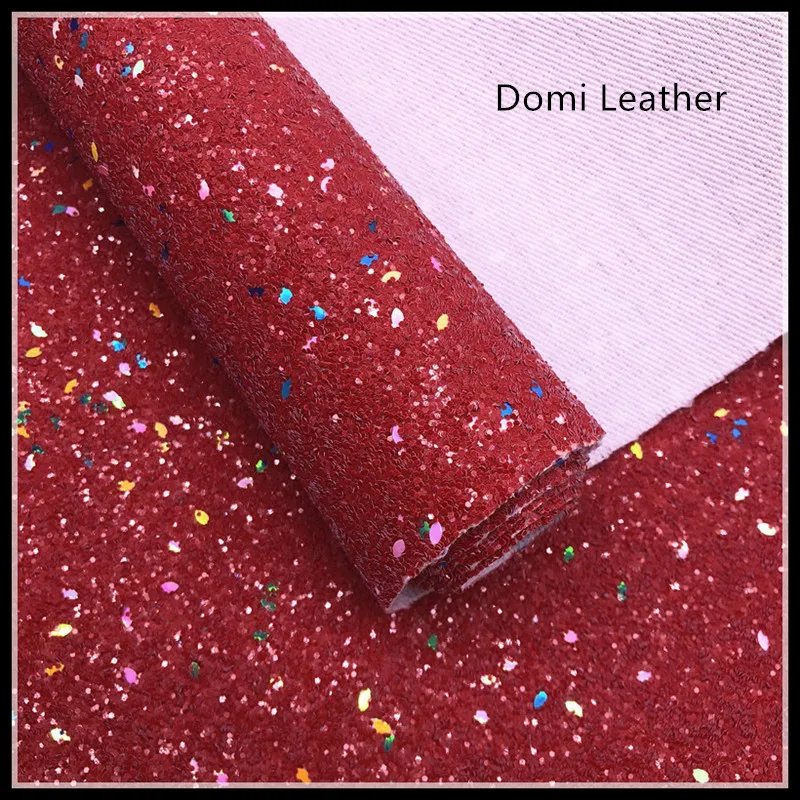 chunky glitter fabric with glitter pieces (10)