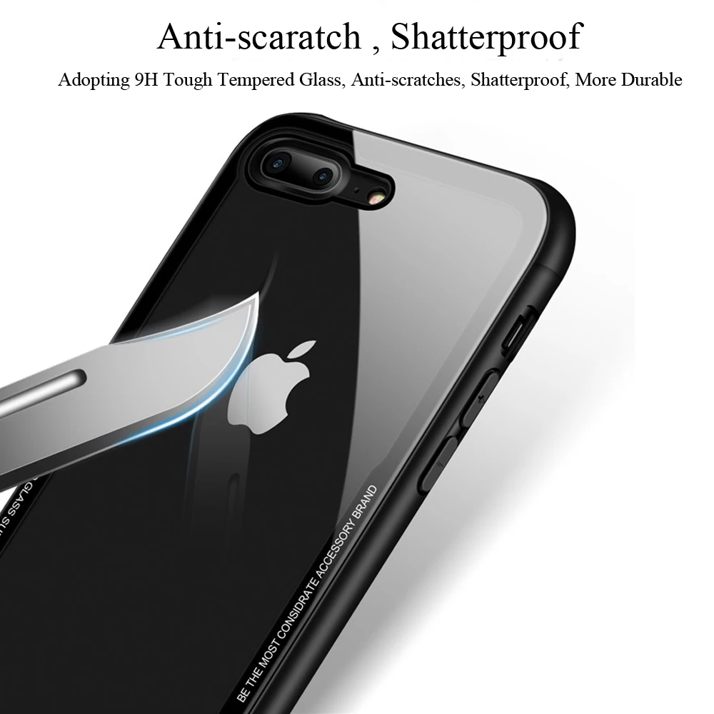 FLOVEME противоударный Закаленное Стекло чехол для телефона iPhone 6 6s