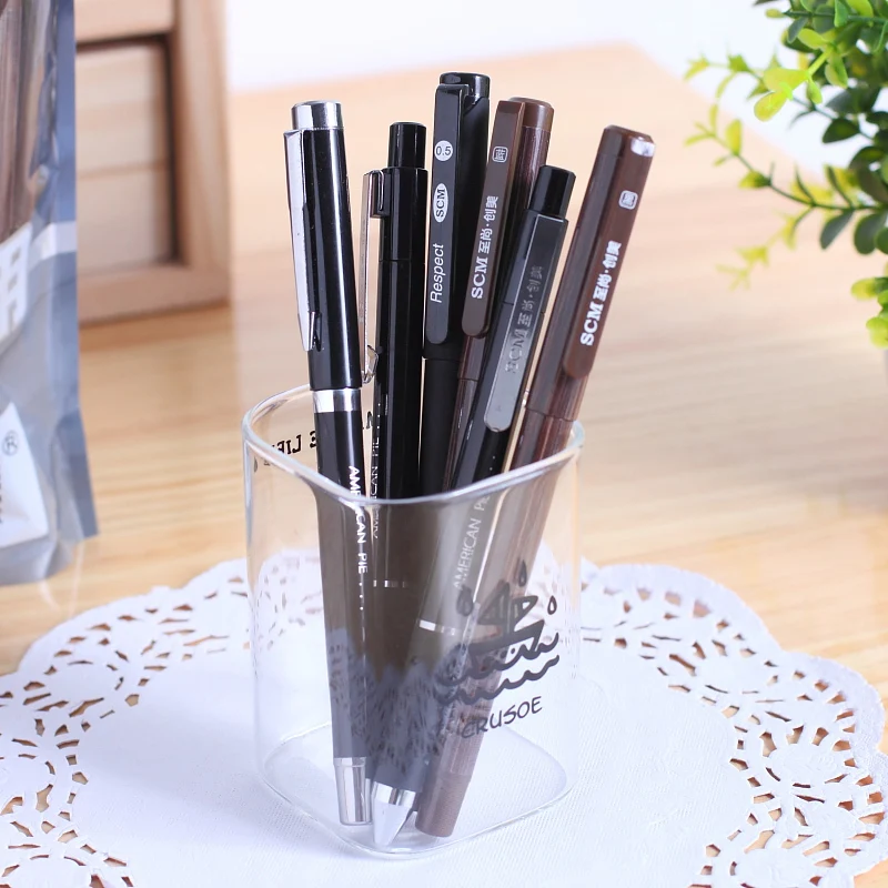 SCM DZZXB006 Black Pen 0.5 mm Gel Pen Students Exam Pen Office Supplies