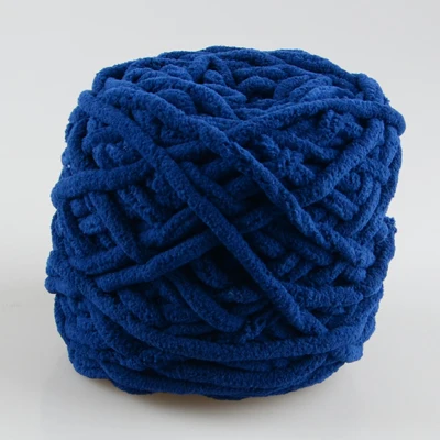 TPRPYN 1 шт = 100 г хлопок цветной краситель шарф ручной вязки пряжа для ручного вязания шарф мягкая молочная Хлопковая Пряжа Толстая - Цвет: 19 dark blue