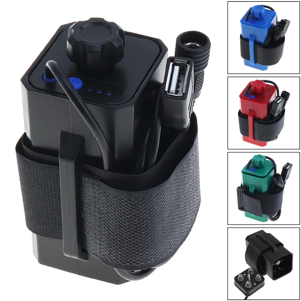 

Best price 18650 Battery Case Box Practical Bicycle Bike LED Light Waterproof Battery Case Box with USB Interface 8.4V 4x18650