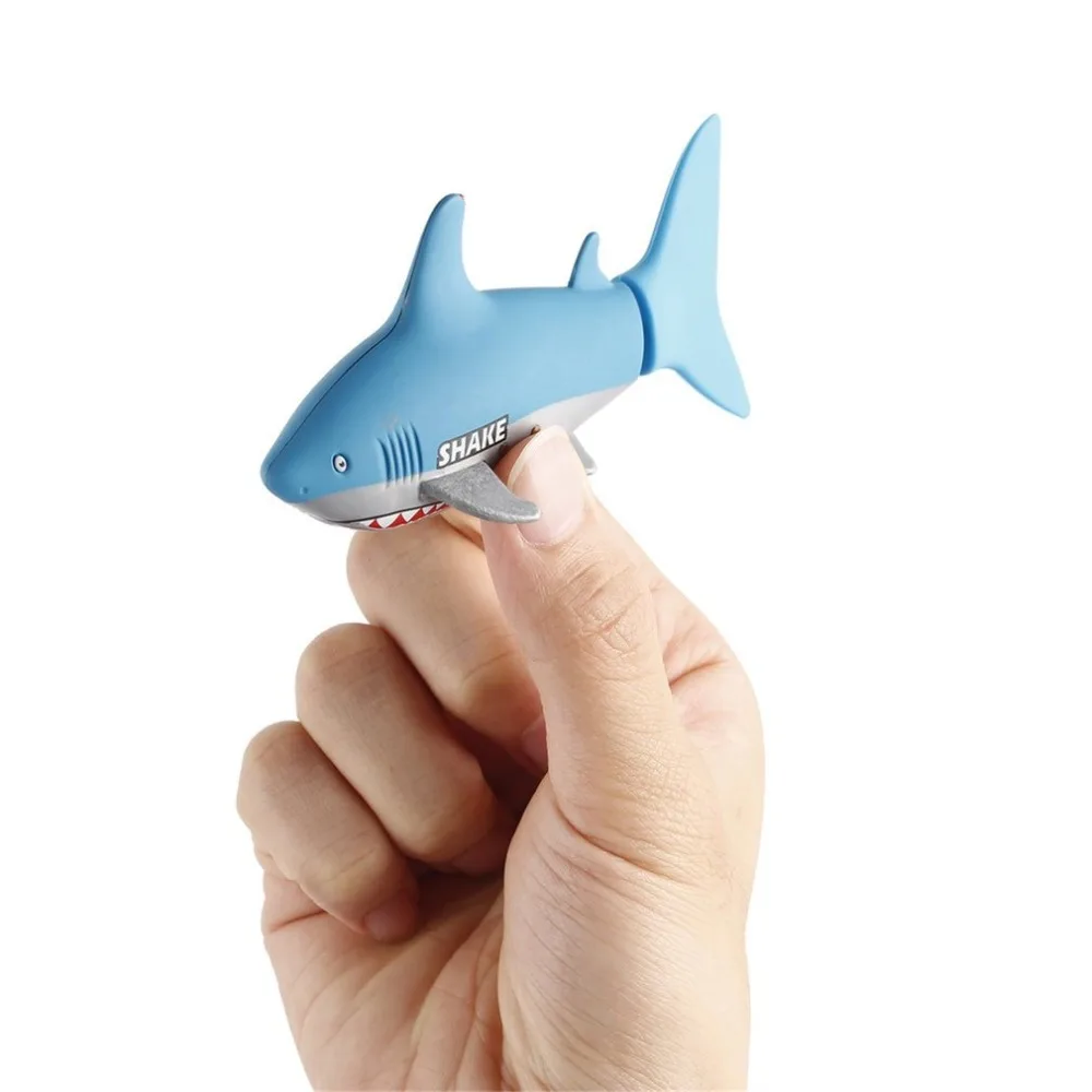  Mini RC Submarine 4 CH Remote Small Sharks With USB Remote Control Toy Fish Boat Best Christmas Gif