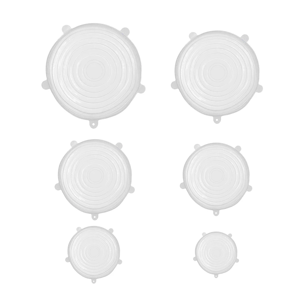 

3pcs/set New Reusable Silicone Bowl Cover Food Wrap Seal Vacuum Lid Stretch Multifunctional Food Fresh Keeping Kitchen Tool