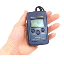 Черный ЖК-дисплей мини-электронная шкала цифровые весы 0,01 кг-40 кг Подвесные Весы Чемодан Вес весы безмен