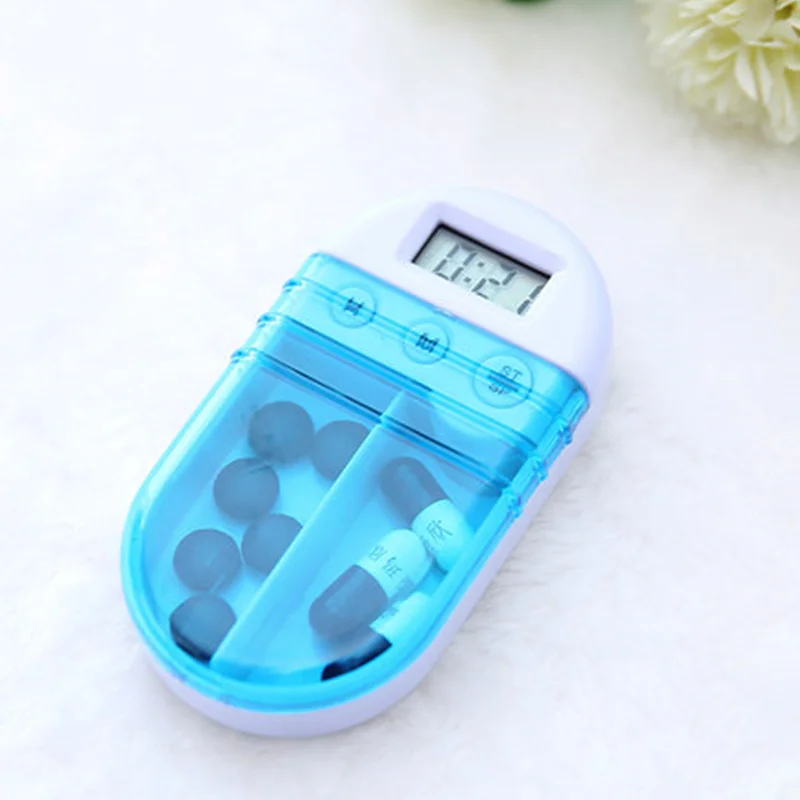 Upgrade intelligent medication reminders portable Alarm Timer Pill box