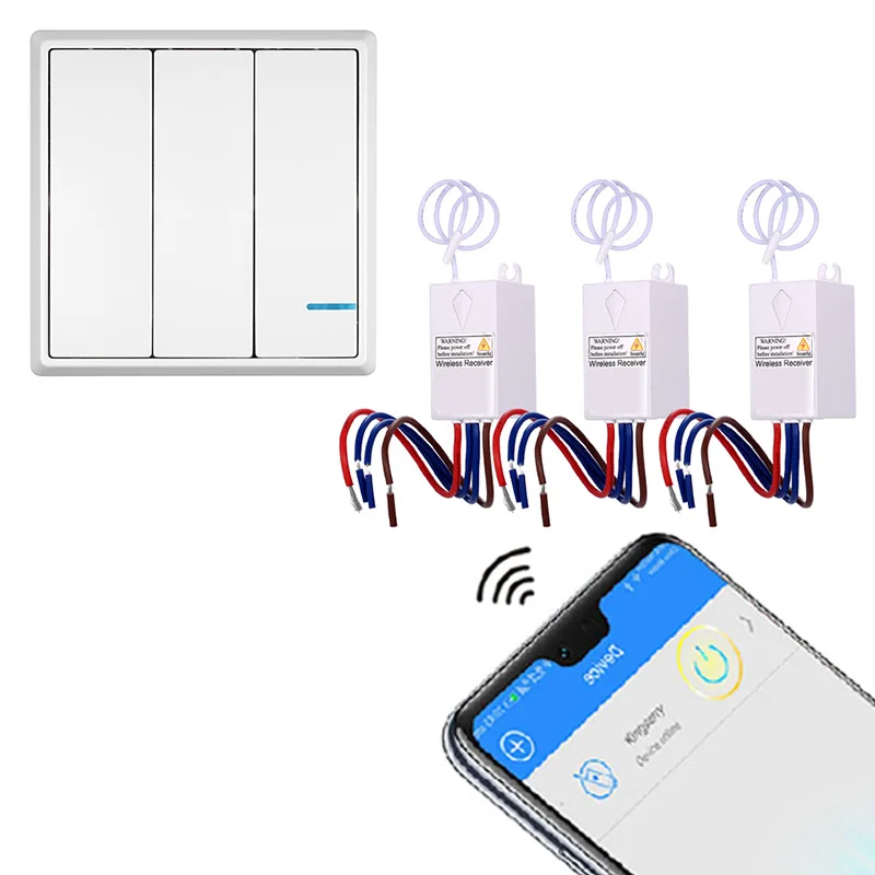 2 шт. Smernit Smart Switch беспроводной wi-fi-переключатель 220 В приложение дистанционное
