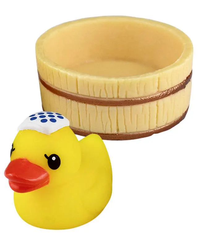 Classic Yellow Rubber Ducky Figure Modelin Action & Toy Figures from