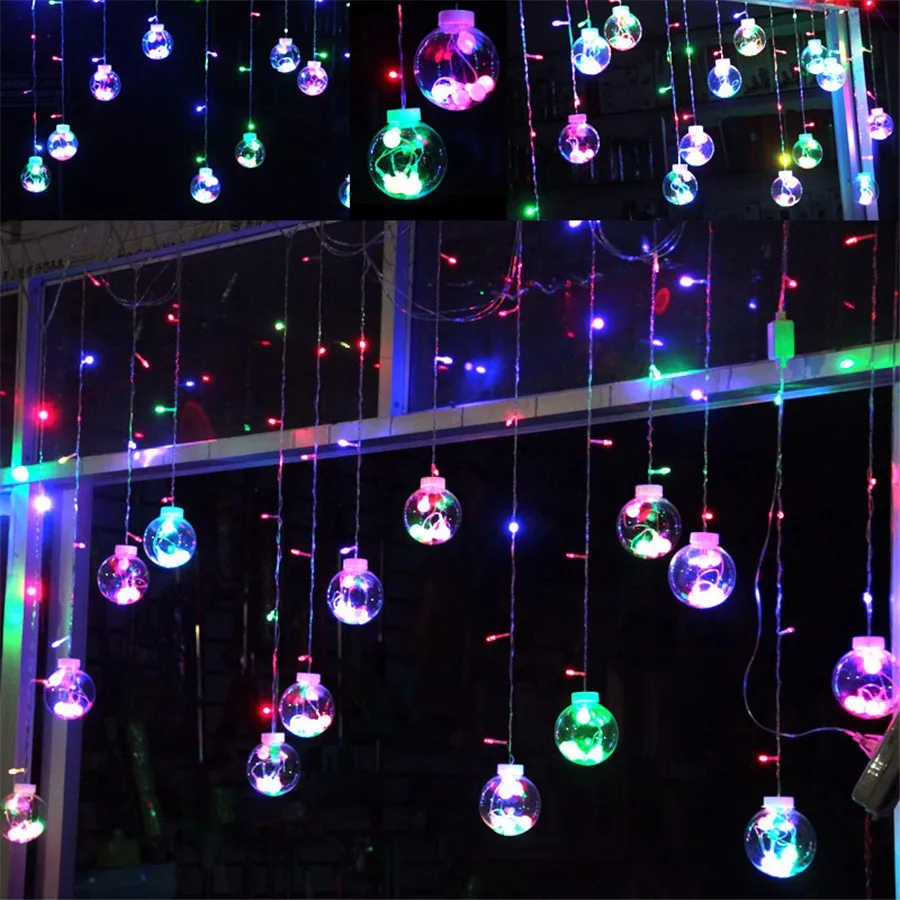 3M Christmas Tree Decorative Curtain Garlands bulb Fairy String Light Guirlande Lumineuse Led Navidad Outdoor Holiday 3M Christmas Tree Decorative Curtain Garlands bulb Fairy String Light Guirlande Lumineuse Led Navidad Outdoor Holiday