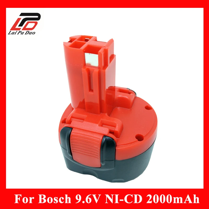 

100% Original Batteries for Bosch 9.6v NI-CD 2000mah BAT100 BAT119 GSR9.6-1 BAT0408 Replacement Power Drill PSR 960