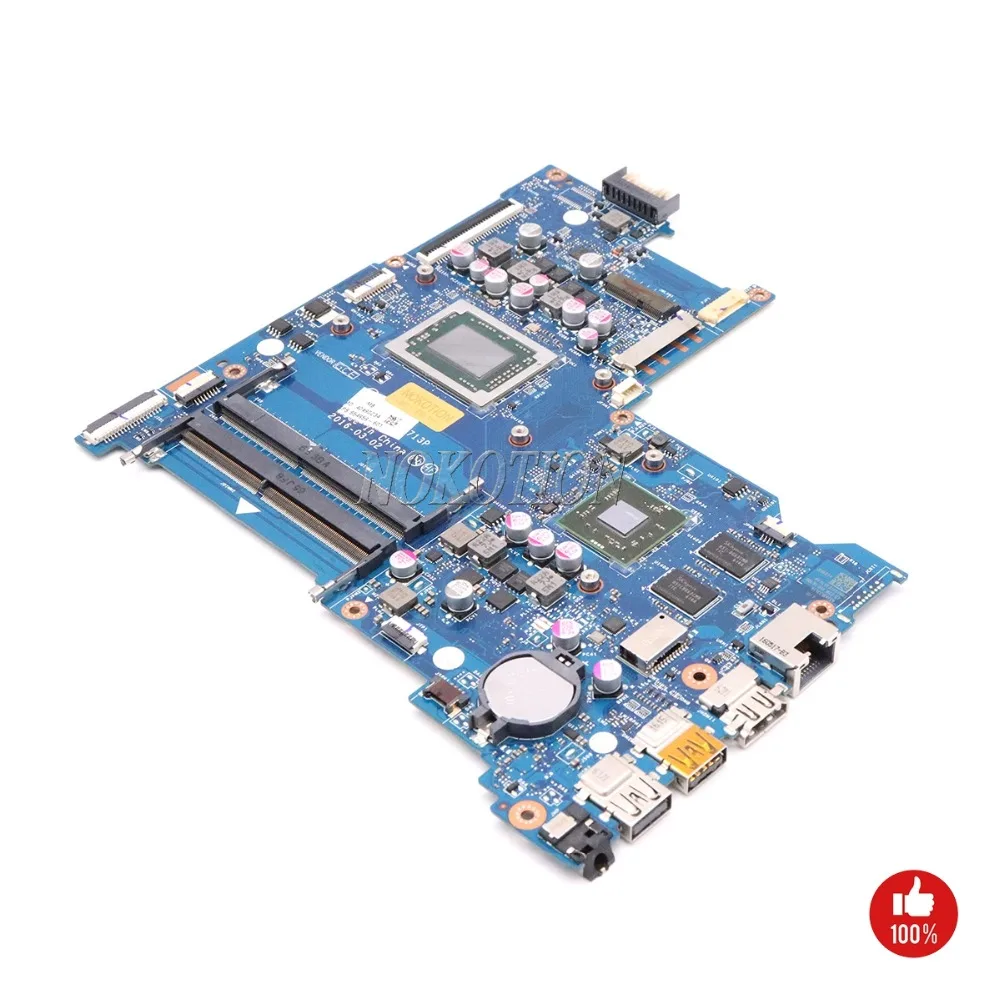 NOKOTION BDL51 LA-D713P محمول لوحة رئيسية لأجهزة HP دفتر 15-BA 854959-601 854959-001 A10-9600P CPU R8 M445DX الرسومات يعمل