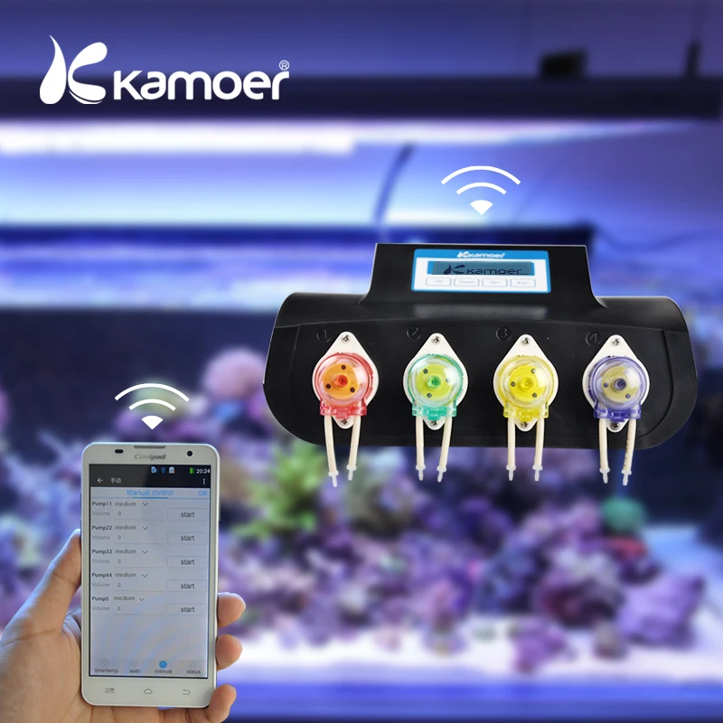 Kamoer X4 plus насос для дозирования аквариума/аквариум рыб/wifi контроля|peristaltic pump|dosing