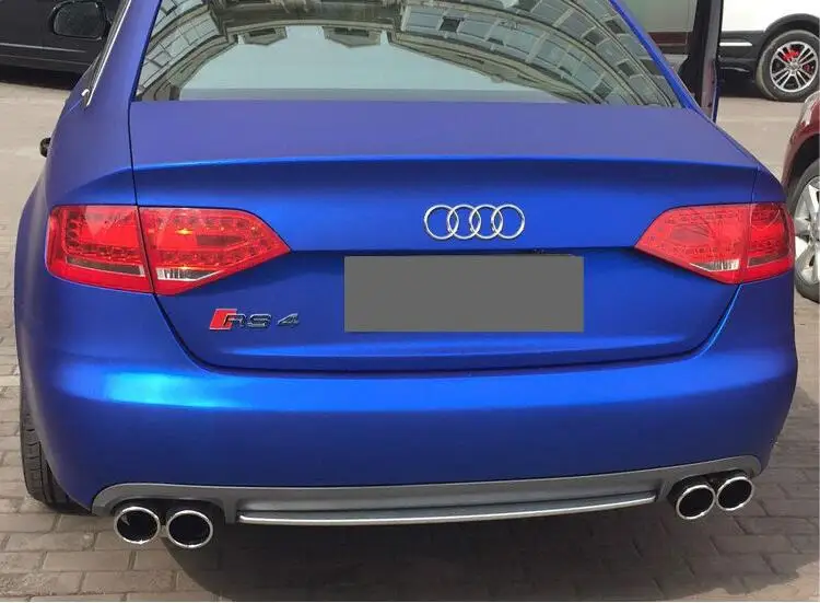 

ABS 4 Outlet PP Rear Bumper Diffuser with Exhaust Tips For Audi A4 S4 B8 2009 2010 2011 2012 2STYLE