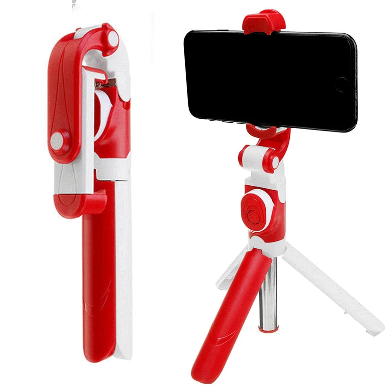 Выдвижная селфи палка Беспроводной удаленный штатив Bluetooth затвора для iPhone samsung huawei Xiaomi Honor Oneplus Универсальный телефон