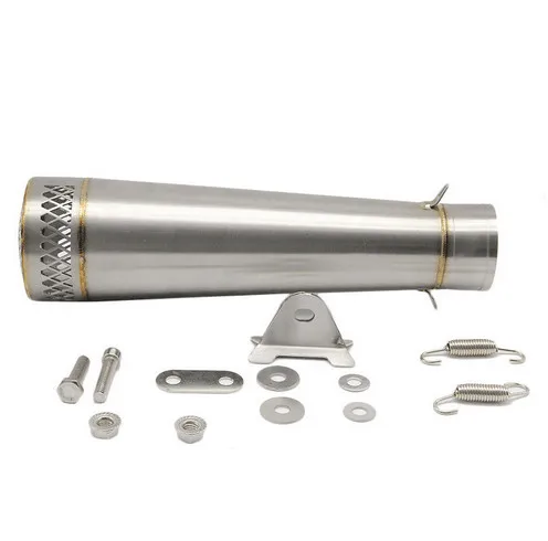 

Inlet 51mm 60.5mm Universal Motorcycle Exhaust Pipe Muffler for akrapovic Laser Exhaust motorcycle Mufflers R1 R6 CBR600 Z750