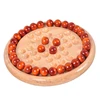 Luban Lock Puzzle Brain Teaser Grownups Toy Labyrinth and Noble Chess Peg Solitaire Game Wooden Puzzles For Children Adults Gift 4